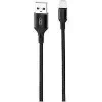 XO Kabel NB143 USB - microUSB 2,0 m 2,4A schwarz
