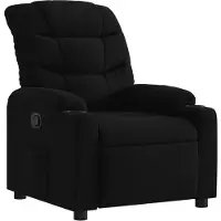 vidaXL Relaxsessel Schwarz Stoff