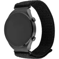 FIXED | Sporty Strap with Quick Release 22mm for Smartwatch | 160-210 mm | Black | Nylon