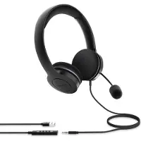 Energy Sistem Headset Office 3, Kabelgebunden, Anrufe/Musik, 20 - 20000 Hz, 135 g, Kopfhörer, Schwarz