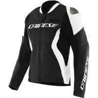 Dainese Racing 5 Lederjacke Schwarz 40 Damen Schwarz 40