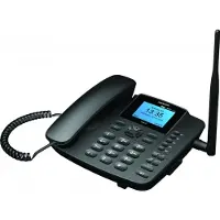 Maxcom Comfort MM41D, Smartphone, Kabelgebundenes Mobilteil, Freisprecheinrichtung, Anrufer-Identifikation, Schwarz
