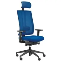 ORIGINAL STEIFENSAND Bürostuhl »Ceto Novo CN 95CP1L2« mit Armlehnen blau, 95 cm