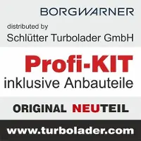 SCHLÜTTER TURBOLADER Lader, Aufladung PROFI KIT - mit orig. BorgWarner Turbolader NEUTEIL im AT 166-01545
