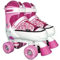 Best Sporting Rollschuhe für Kinder und Jugendliche, Größe 32 - 35, pink / weiß
