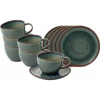 Like. by Villeroy & Boch Crafted Kaffeetassen mit Untertassen