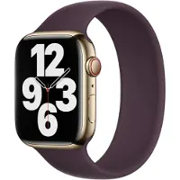 Apple Silikon-Solo-Armband für die Watch | 44/45/46/49 mm – Größe 4 – Dark Cherry