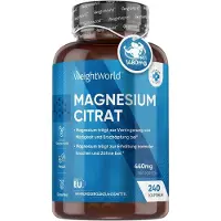 WeightWorld Magnesiumcitrat 240 St Kapseln