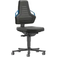 Magni bimos Stuhl/Bürostuhl Nexxit 2 Rollen Polster Griff blau