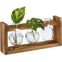 Relaxdays Reagenzglas-Vase