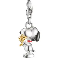 Thomas Sabo 2228-427-7 Charm-Anhänger Snoopy mit Woodstock Freunde Peanuts Connect