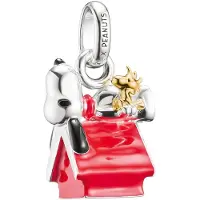 Thomas Sabo CC1305-427-10 Charm-Anhänger Snoopy mit Woodstock Peanuts Connect
