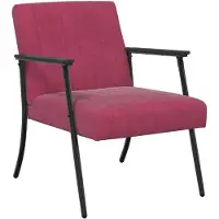 vidaXL Sessel Weinrot Samt