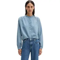 Marc O'Polo Marc OPolo Jeansbluse loose fit aus Leinen-Mix