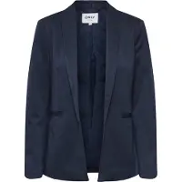 ONLY Longblazer "ONLESKA-ADDY LIFE L/S HB BLAZER CC TLR" mit Reverskragen, verschlusslose Form, Fischgratmuster