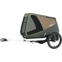 Croozer Dog Enna Flex & Go Bundle (inkl. Buggyset und Regenverdeck), Farbe:Moss Green