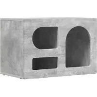 vidaXL TV-Schränk ELST 60 x 35 x 40 cm Beton Grau Holzwerkstoff
