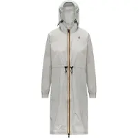 K-way - Wasserfeste und winddichte, mittellange Regenjacke &ndash; Damen / Frau &ndash; Le Vrai 4.0 Delia Beige Lt - Le Vrai 4.0 Delia Beige Lt für