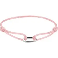 Thomas Sabo C1210-001-9-L24V Textilarmband Connect Silber Rosafarben