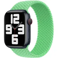 Apple Geflochtenes Solo Loop für Watch | 38/40/41/42 mm - Größe 5 - Bright Green