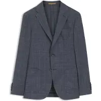 BOSS Slim-Fit Sakko aus Schurwolle, Seide und Leinen Grösse 56