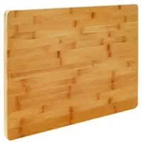 Dune Design DuneDesign 2cm dickes XL Schneidebrett 50x35cm Bambus Holz Schneidbrett Holzbrett Küche