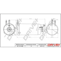 Dr!ve+ Kraftstofffilter [Hersteller-Nr. DP1110.13.0296] für Iveco