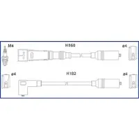 ASTEMO Hüco Zündleitungssatz [Hersteller-Nr. 134706] für Seat, VW