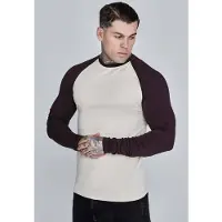 SikSilk Langarmshirt Muscle Fit T-Shirt