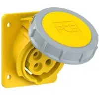 Pce 4142-4ttf87 CEE-Anbausteckdose schräg (75x85mm) 16A 4p 4h IP67 TT 41424ttf87