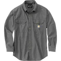 Carhartt Fort Loose LS Shirt light black chambray (N74) L REG