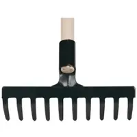 Proregal Gartenharke R107SK 10 Zinken Holzgriff 1600mm