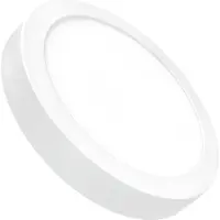 Avizar , LED Lichtpanel rund 18W 220x220mm ultraflaches Design, Weiß