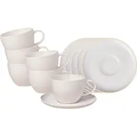 Like. by Villeroy & Boch Crafted Kaffeetassen mit Untertassen