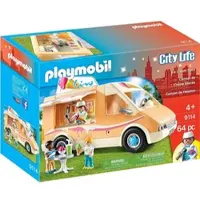 Playmobil City Life Eiswagen USA Ice Cream Truck 64 Teile mit Zubehör
