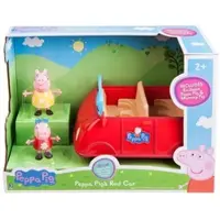 Jazwares Peppa Wutz Peppa's großes rotes Auto mit 2 Spielfiguren