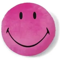 Nici Kissen Smiley Pink 35cm rund Plüsch