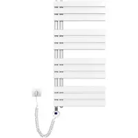 Emke Elektrischer Handtuchwärmer mit Heizstab und Timer, Anthrazit 1041x500mm 600W