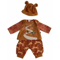 Donic Schildkröt Schildkröt Kleidung zu Puppe 37 cm Lenchen/Strampelchen/Schlummerle, Safari-Look