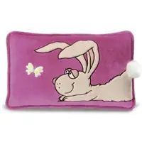 Nici Hase weiß Kissen rechteckig, 43 x 25cm