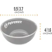Petromax Enamel Bowls, Schüssel, schwarz
