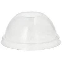 Papstar 1250 Dom-Deckel "Hurricane", PET rund Ø 7,8 cm · 3,8 cm glasklar ohne Lochung