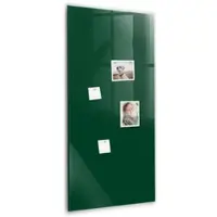 Tulup Glasmagnettafel Farbe Flaschengrün 60x120 cm Glastafel Magnetisch Beschreibbar Weißer Marker Magnettafel Für Organisation
