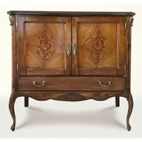 Casa Padrino Luxus Barock Schlafzimmer Kommode Braun 123 cm - Barock Möbel