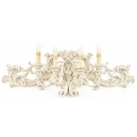 Casa Padrino Luxus Barock Wandleuchte Antik Weiß 91 cm - Italy