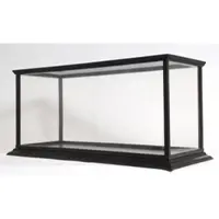 Casa Padrino Luxus Modelboot Vitrine 100,3 x 40,6 x H. 45,7 cm - Modellbau Vitrine - Modellbau Deko Accessoires