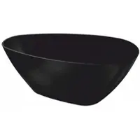 Casa Padrino Freistehende Luxus Badewanne Matt Schwarz 150 cm - Badezimmer Interior