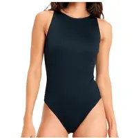 Roxy Badeanzug "Love One-Piece", Damen, Gr. XL, schwarz (anthrazit), Obermaterial: 91% Nylon, 9% Elasthan., Badeanzüge Badeanzug
