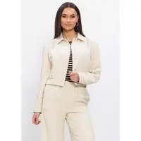 Lina Locchi Damen Blazers Ll-alberta - Creme - Größe XL