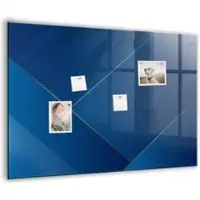 Tulup Magnetische Glastafel Dekorative Abstraktion 100x70 cm Magnettafel Mit Marker Beschreibbar Weißer Marker Magnettafel Für Termine